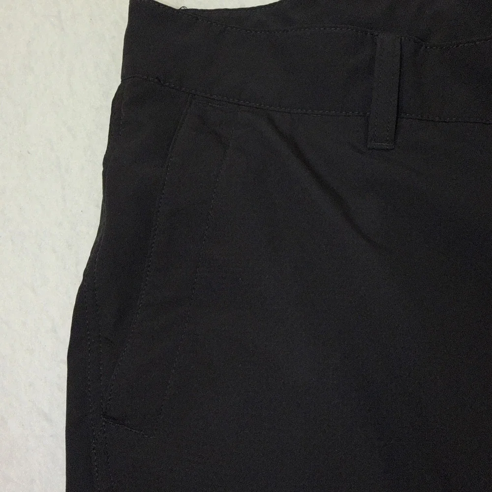 The North Face Men's 38 Shorts Flash Dry Black Zip Pocket Hiking Outdoor Utility